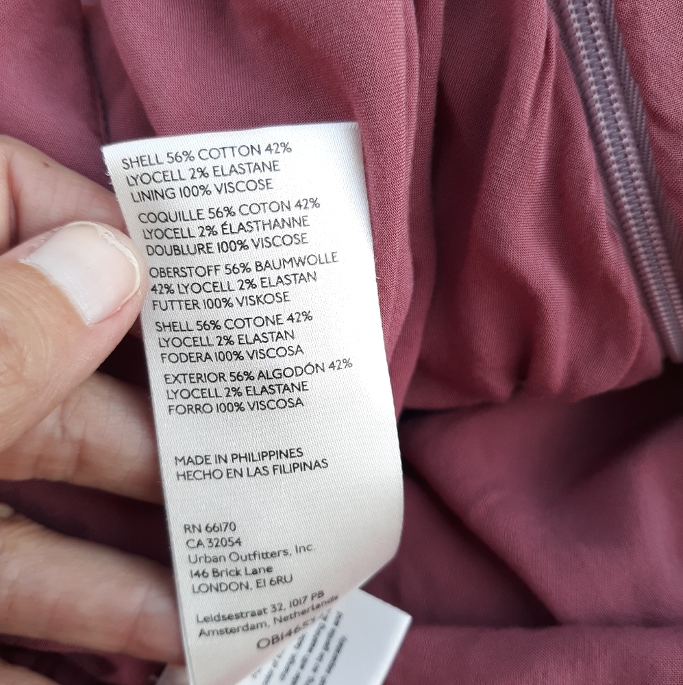 Anthropologie Utility Tie Back Mini Dress - Picture 12 of 12